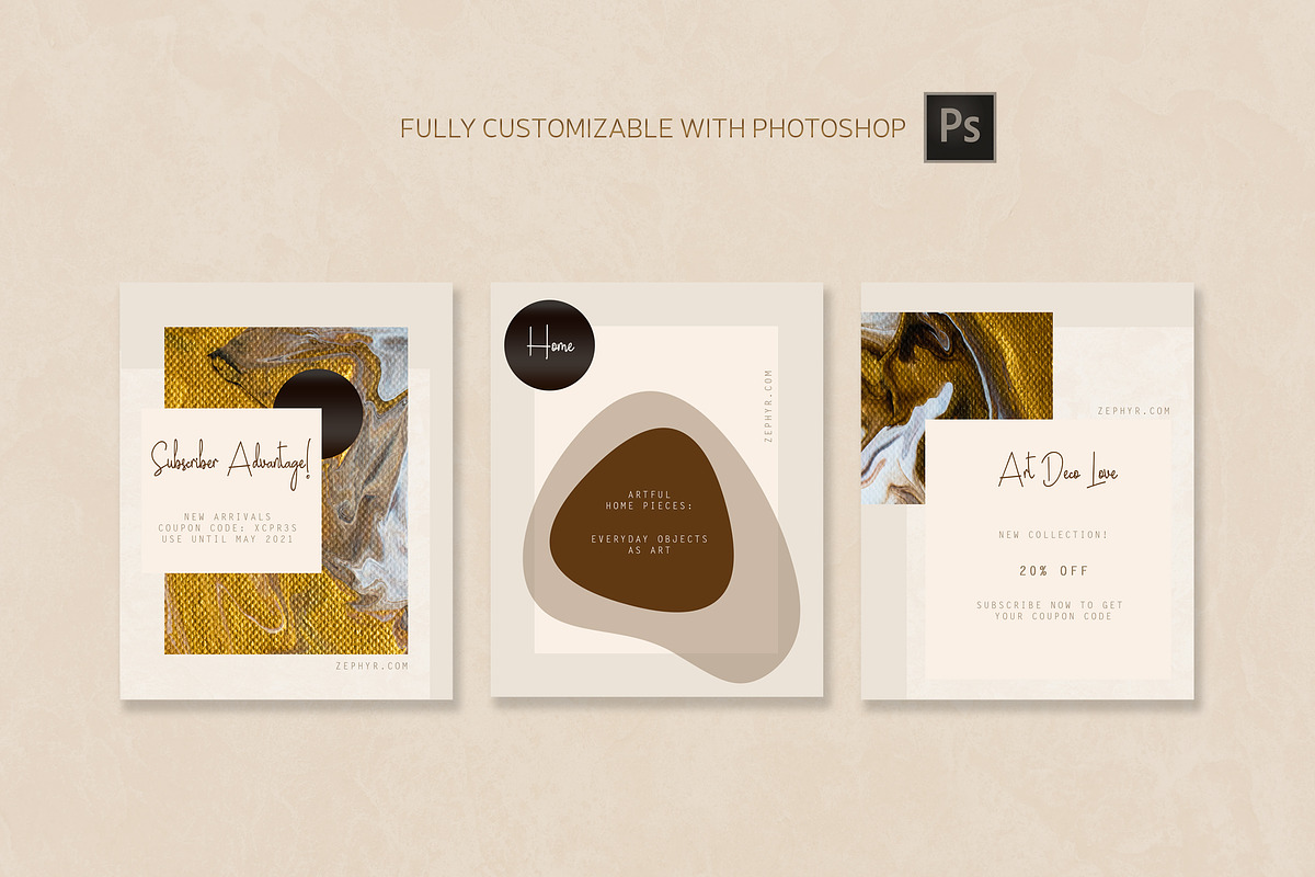 Zephyr Social Media Template, a Social Media Template by Lum3n (Photo 2 of 5)