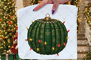Christmas Book Christmas Ornament, an Illustration by Craft Nest (Thumbnail 3 of 6)