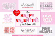 HAPPY VALENTINE Font Bundle V2