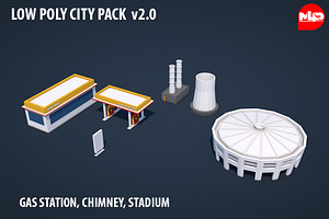 Low Poly City Pack V 2.0