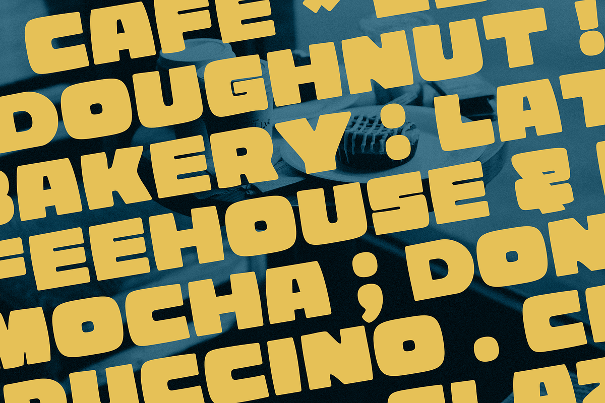 MOGO - Super Chunky Hand Drawn Font, a Handwritten Font by Surplus Type Co (Photo 5 of 7)