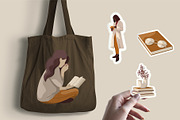 Books & Reading people, an Education Illustration by ApetekMarket (Thumbnail 5 of 5)