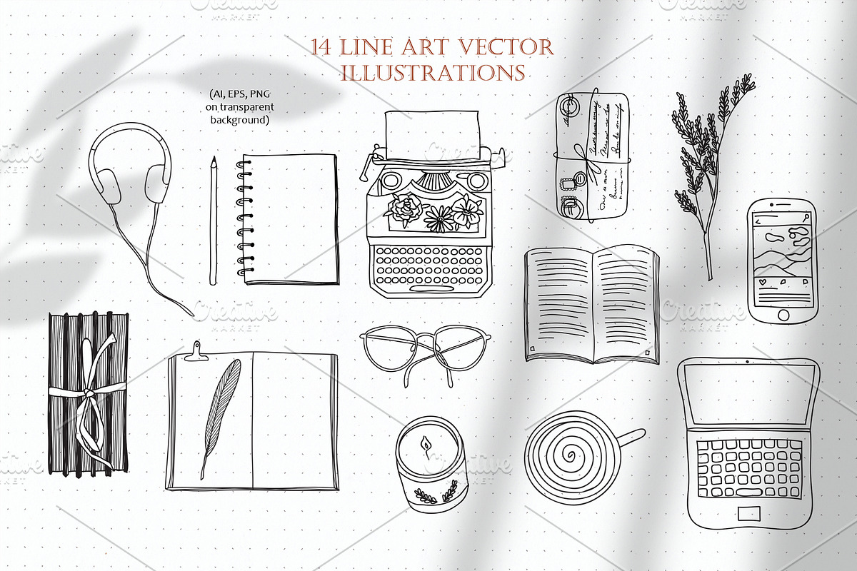 Writer Collection, a Social Media Template by Scarlet Heath Art (Photo 7 of 19)