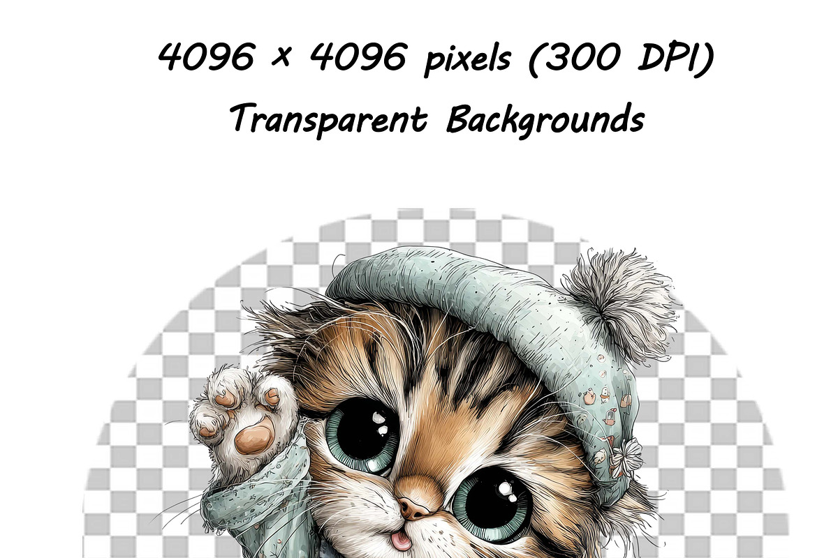 Whimsical Baby Animal Watercolor png, an Illustration by one-touch (Photo 10 of 18)