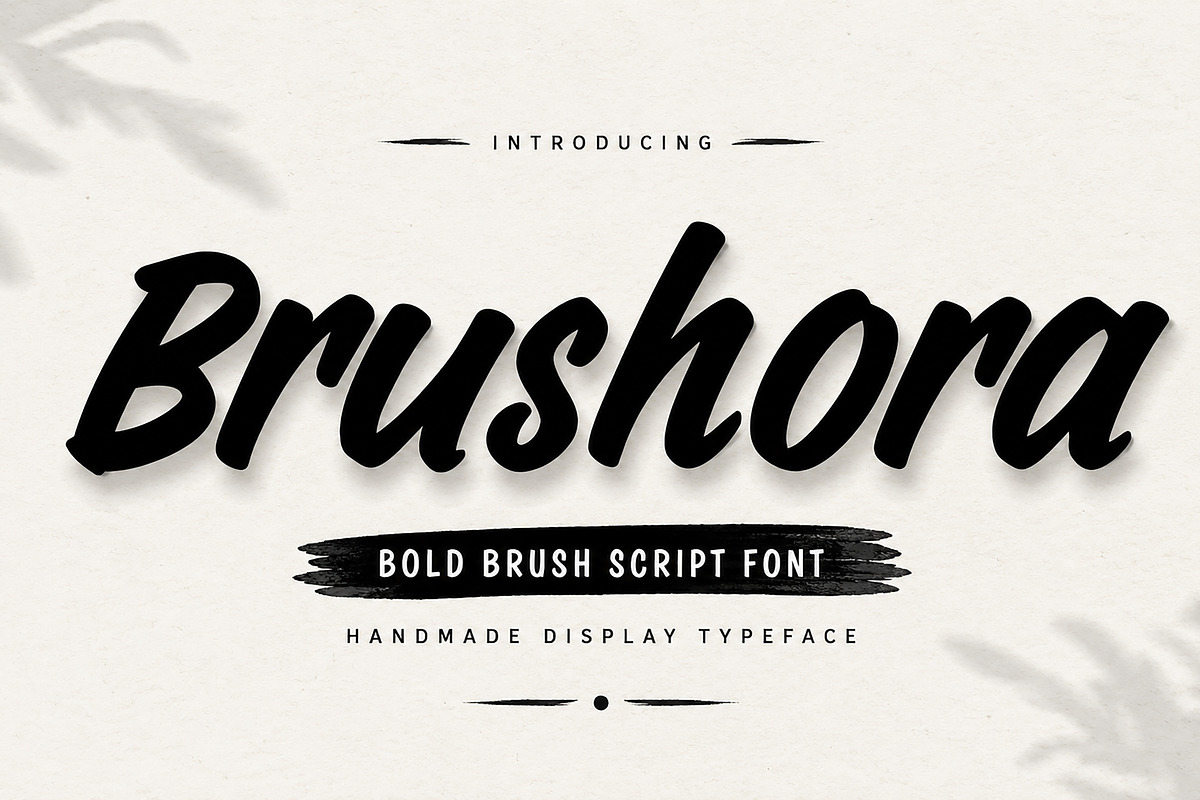 Brushora, a Script Font by Wow Magic (Photo 1 of 5)