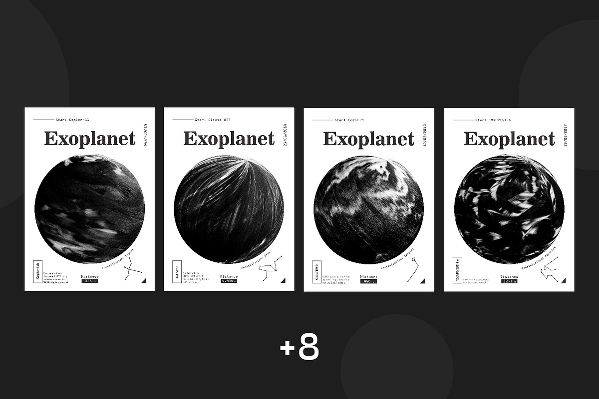 Exoplanets | Graphic set | 20 PNG's, an Object Graphic by Artem Vorotnikov (Photo 8 of 13)