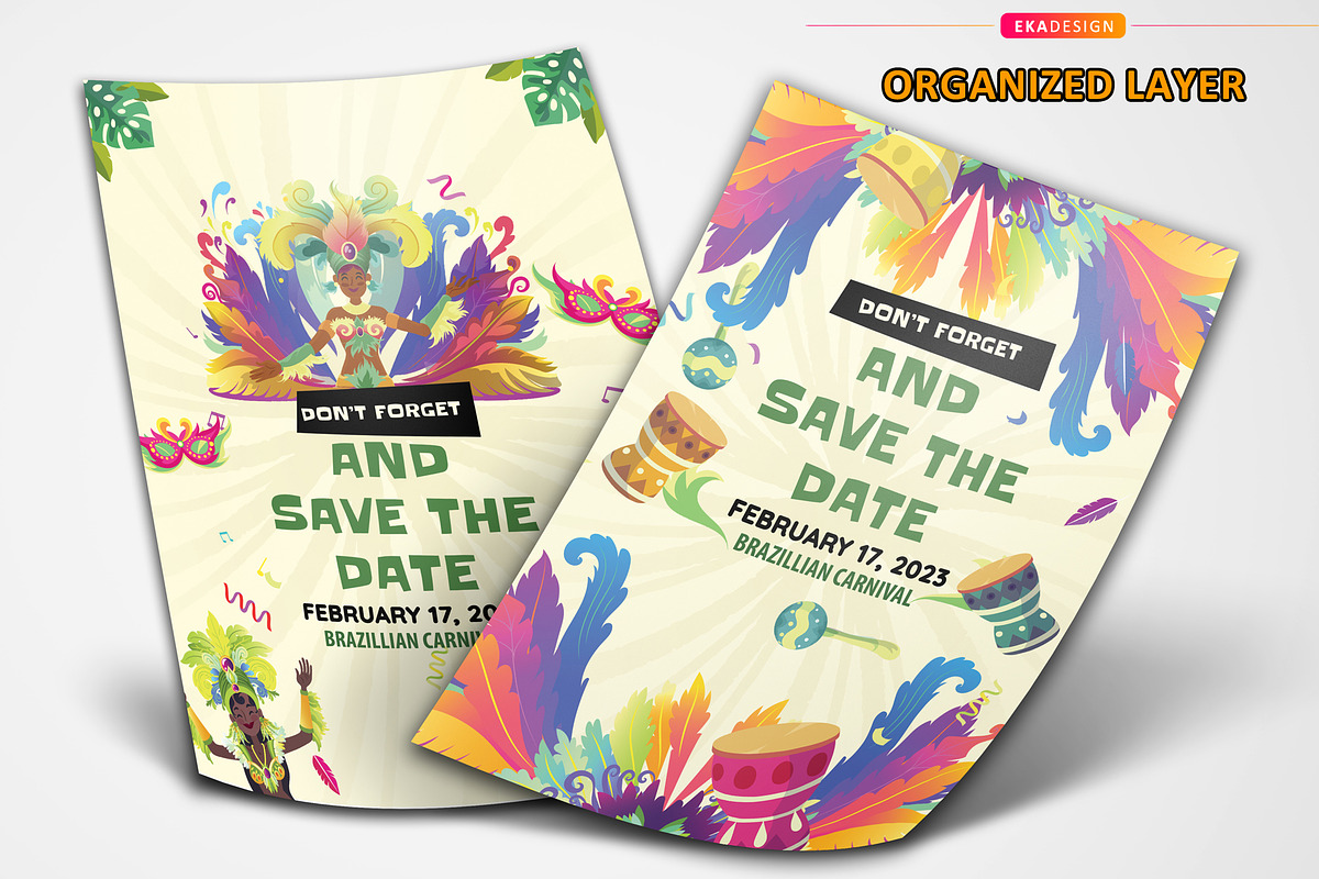 Flyer Brazillian Carnival, a Social Media Template by Eka Design (Photo 2 of 4)
