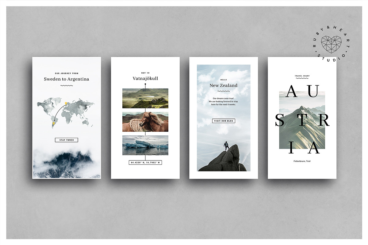 ANIMATED Travel Instagram Stories, a Social Media Template by Ruby&Heart Studio (Photo 6 of 11)