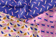 Flat Cat Modern Patterns, a Pattern Graphic by Tiger and Flower (Thumbnail 20 of 21)