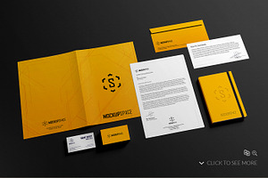Elegant Stationery Brand Mock-Up