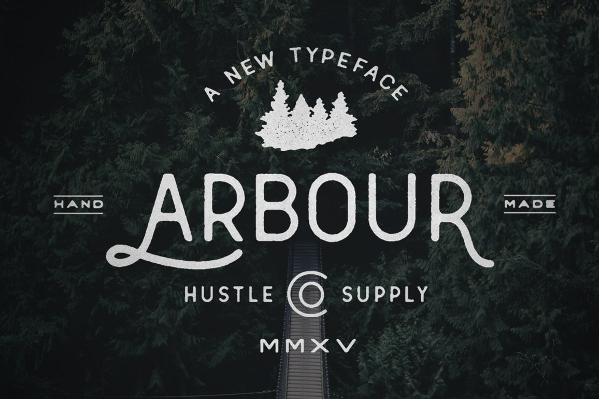Arbour - Hand Drawn Font