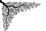 50 Tree Branch Corner Silhouette, a Decorative Illustration by Amazin_art (Thumbnail 27 of 46)