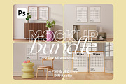 Two Frame Mockups DIN A Ratio, a Household Mockup by Bonumo (Thumbnail 1 of 9)