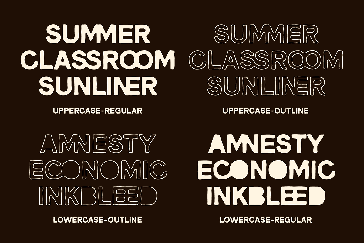 Benniter - Rough Hand Drawn Font, a Sans Serif Font by Zarma Type (Photo 3 of 9)