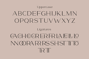 Glamost - Modern Ligature Font