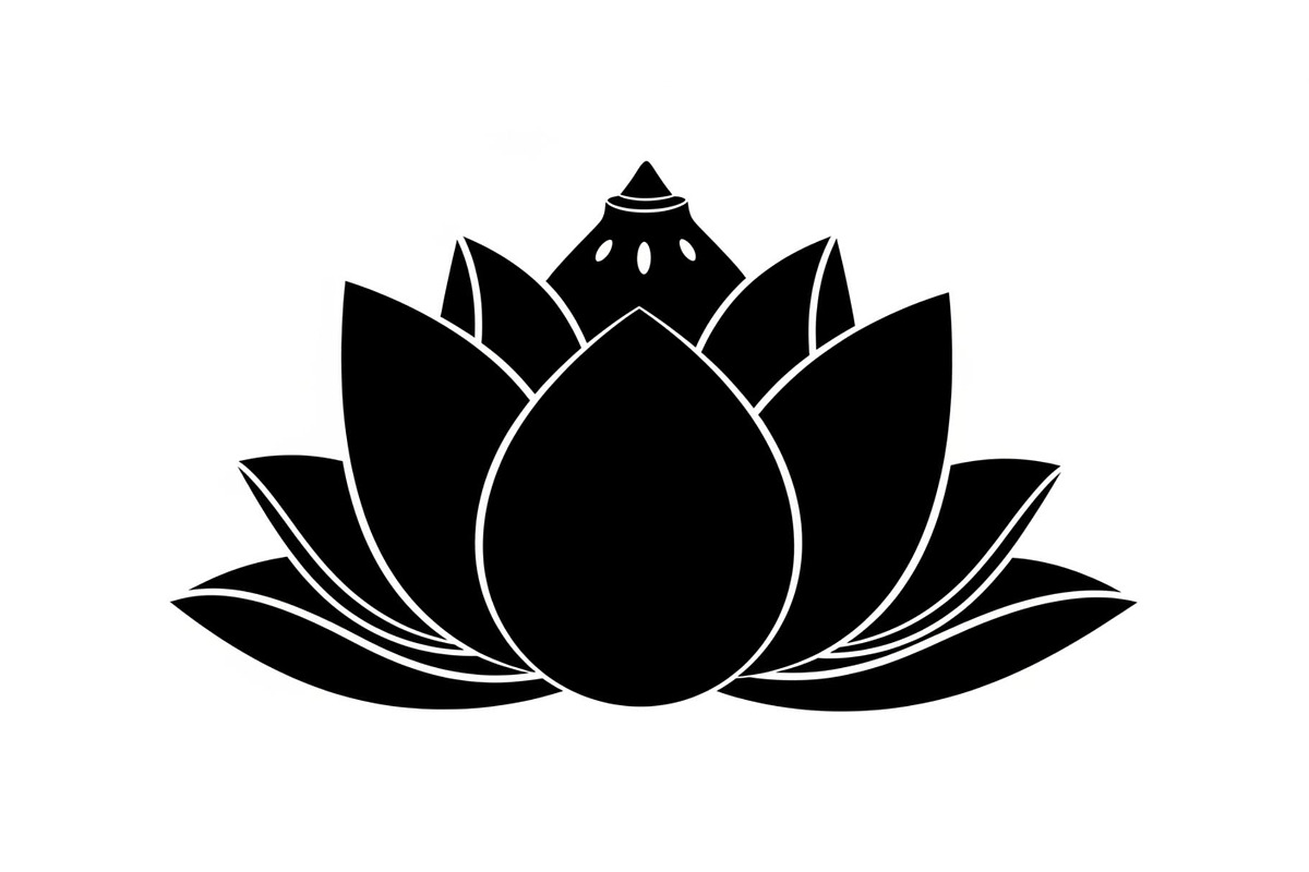 Lotus Flower Silhouette Vector Bundl, an Illustration by Creativeshirt (Photo 39 of 51)