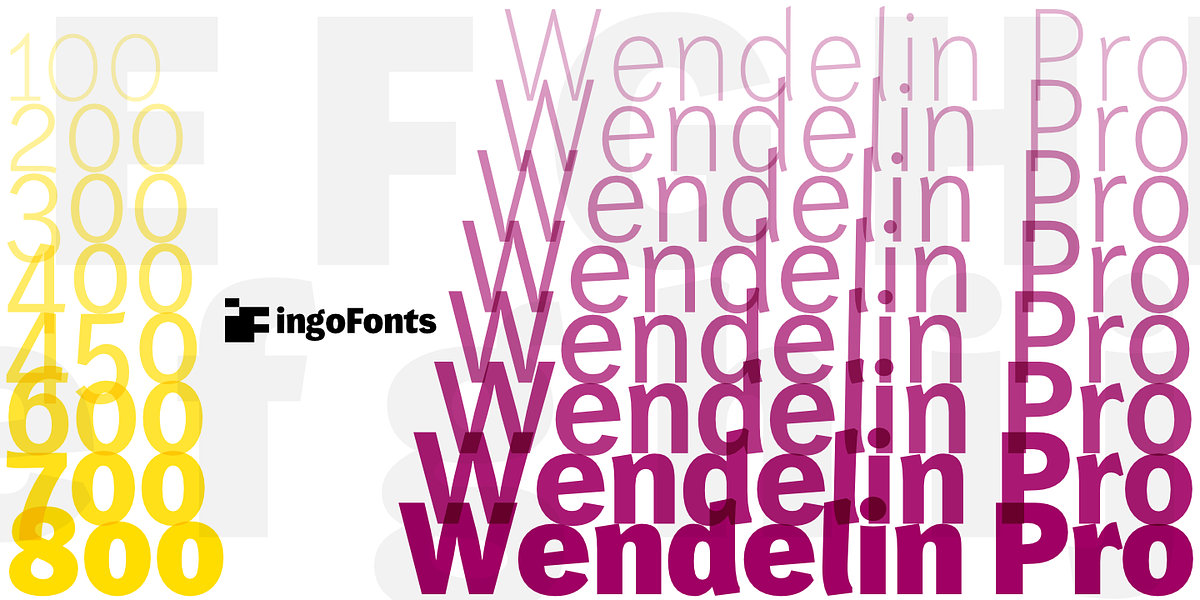 Wendelin Pro, a Sans Serif Font by ingoFonts (Photo 2 of 10)