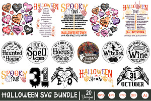 Halloween Tour SVG Bundle