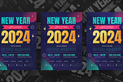 New Year Night Party Flyer, a Flyer Template by Annora Studio (Thumbnail 3 of 4)