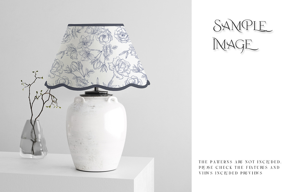 Scalloped Lampshade Mockups, a Mockup by mock-ups (Photo 10 of 22)