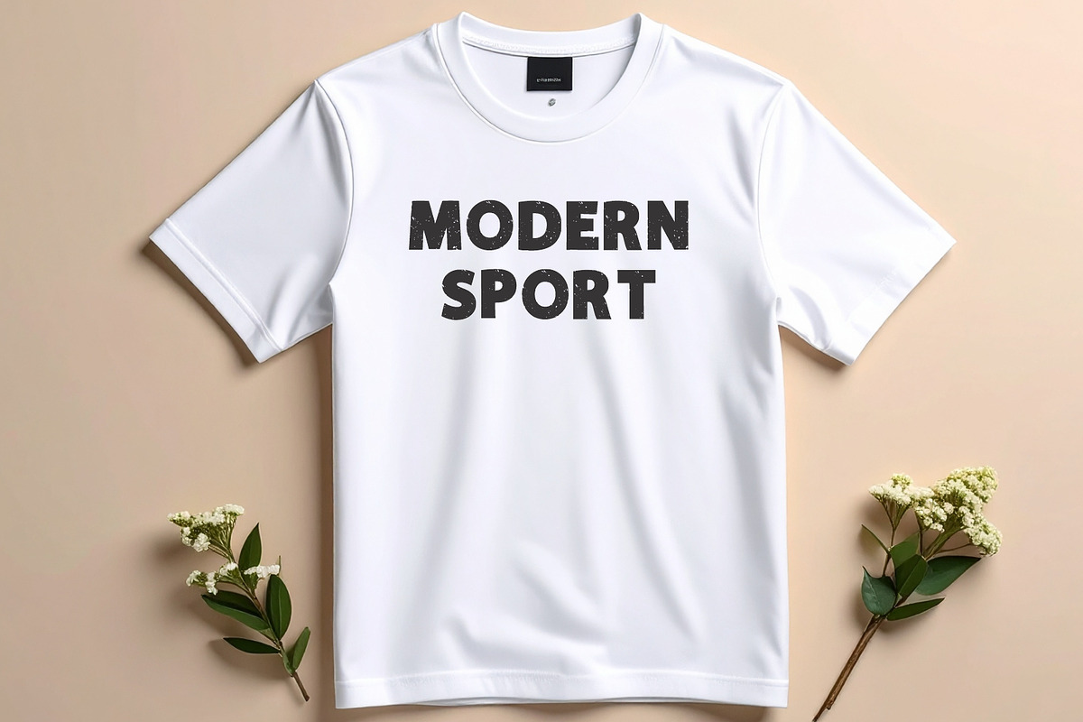 Varsity Grunge Vintage Retro Font, a Sans Serif Font by Fourteen Letter (Photo 3 of 7)