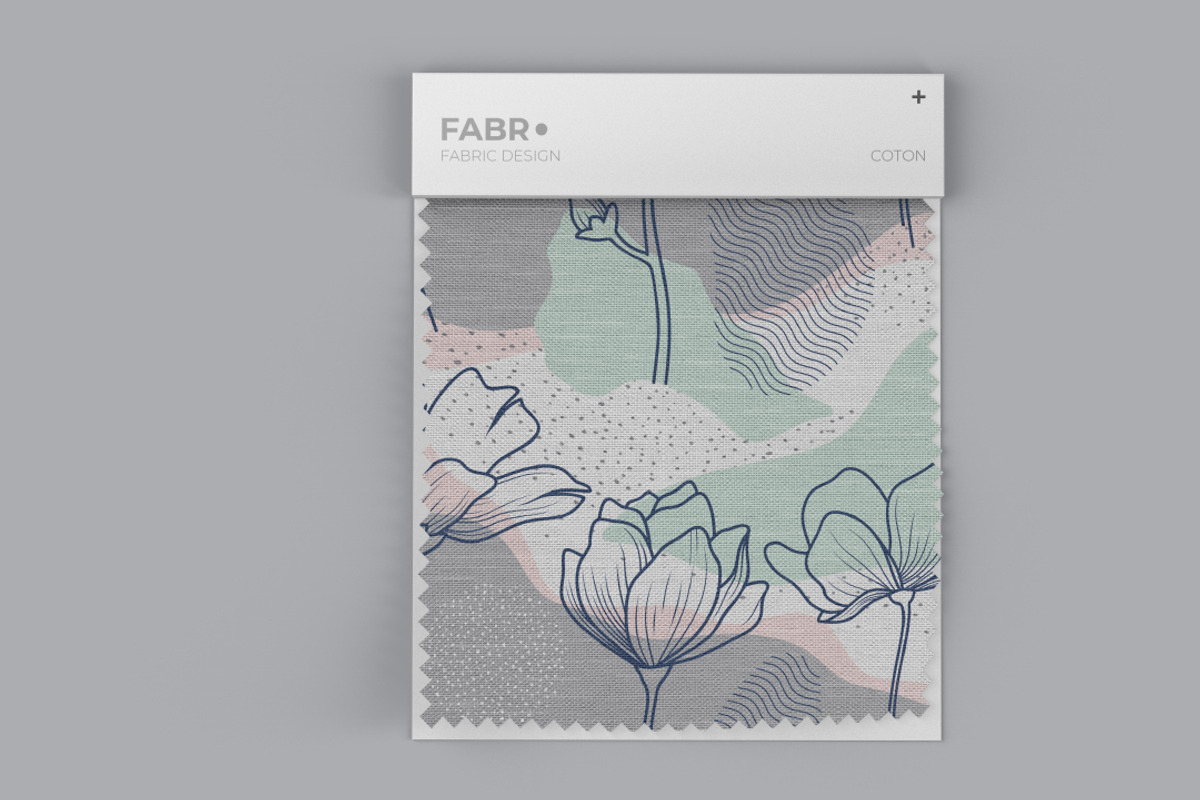 Fabric Swatch Mockup, a Product Mockup by Graphicboom (Photo 3 of 8)