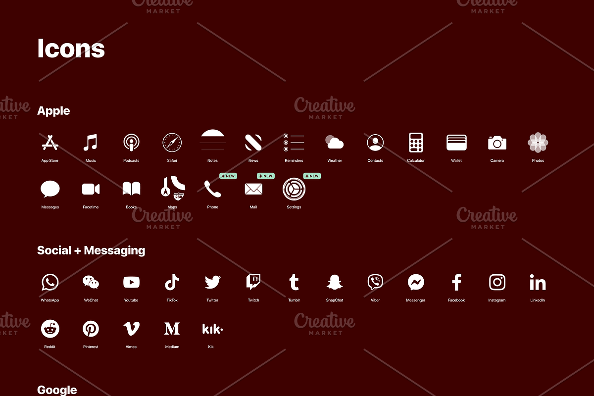 iOS 14 Luxury iPhone App Icons • R, an Icon by Homescreen Pro (Photo 4 of 6)