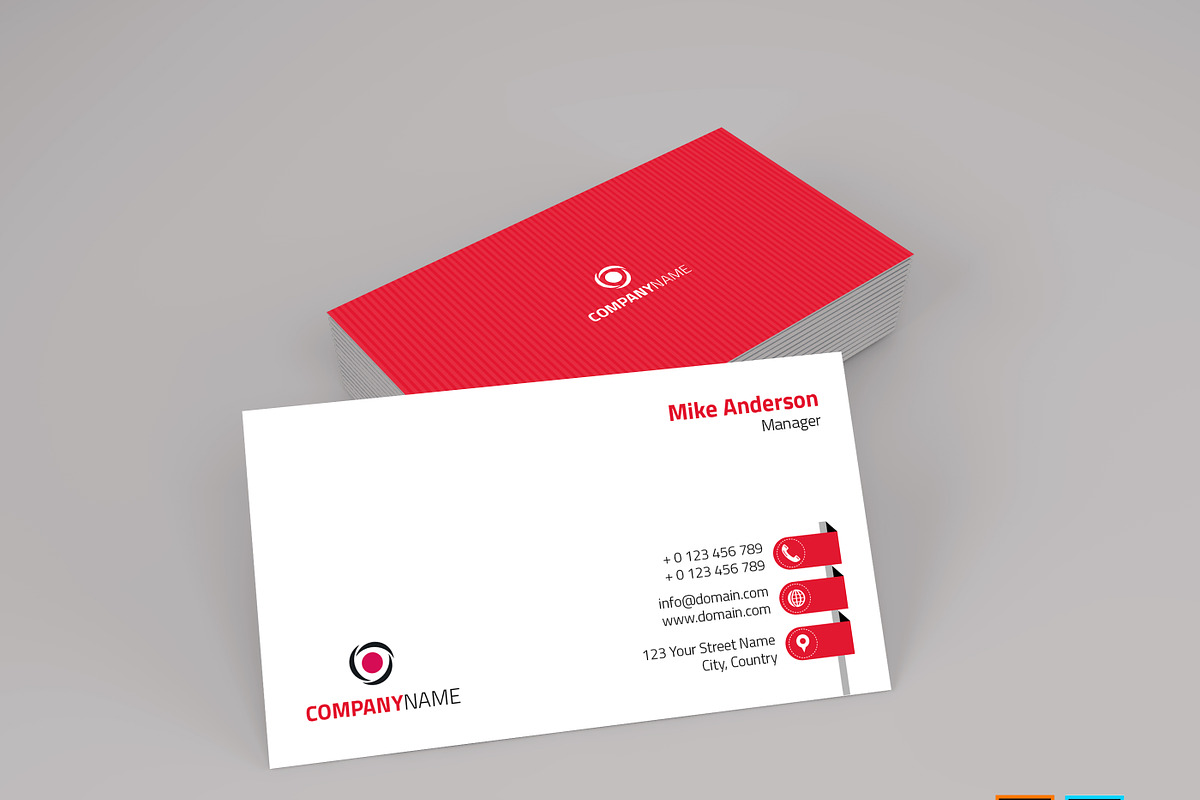 Minimal Business Card, a Business Card Template by designSultan (Photo 3 of 4)