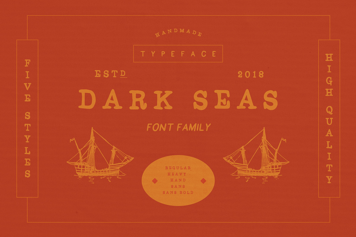 Dark Seas Font Family