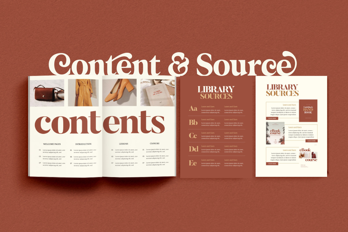 eBook Template Creator CANVA PS, a Magazine Template by Eviory (Photo 6 of 18)