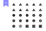 Warning Signs and Texts Icons, a Duotone Icon by HacaStudio (Thumbnail 3 of 3)