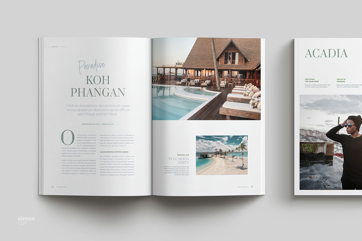 ACADIA Brochure / Magazine, a Brochure Template by Type Here Studio (Photo 3 of 13)