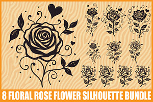 Romantic Rose Vector Pack, an Illustration by Designer_Momina