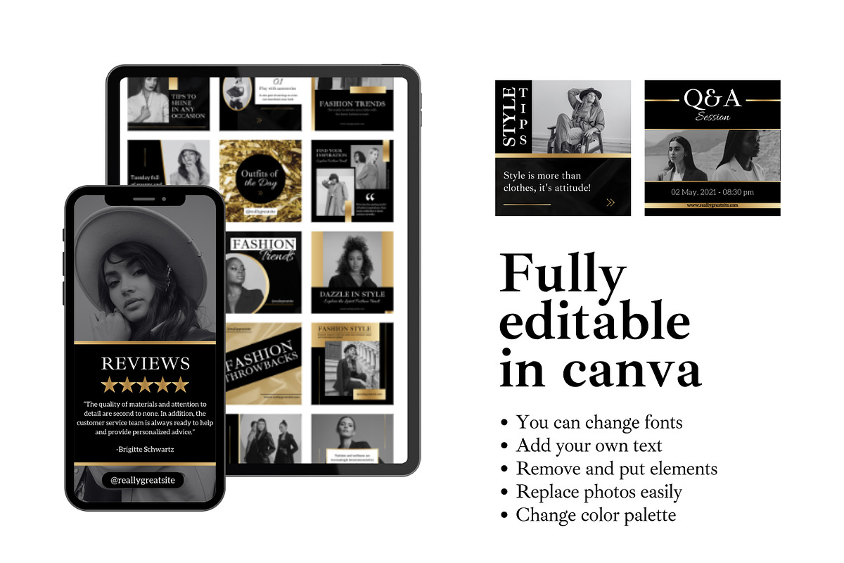 100 Elegant Social Media Templates, a Templates & Theme by TemplateCastleStore (Photo 7 of 10)