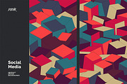 Social Media Vector Backgrounds V 06, a Background Graphic by dvtchk (Thumbnail 6 of 9)