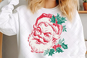 Christmas Line Art Png- Santa PNG, an Illustration by SinaCreation (Thumbnail 2 of 7)