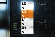 Floor Directory Wayfinding Mockup, an Advertising Mockup by herutage (Thumbnail 3 of 4)