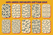 Cute Chaos Procreate Pattern Brushes, a Brush Add-On by Heather Green Designs (Thumbnail 1 of 9)
