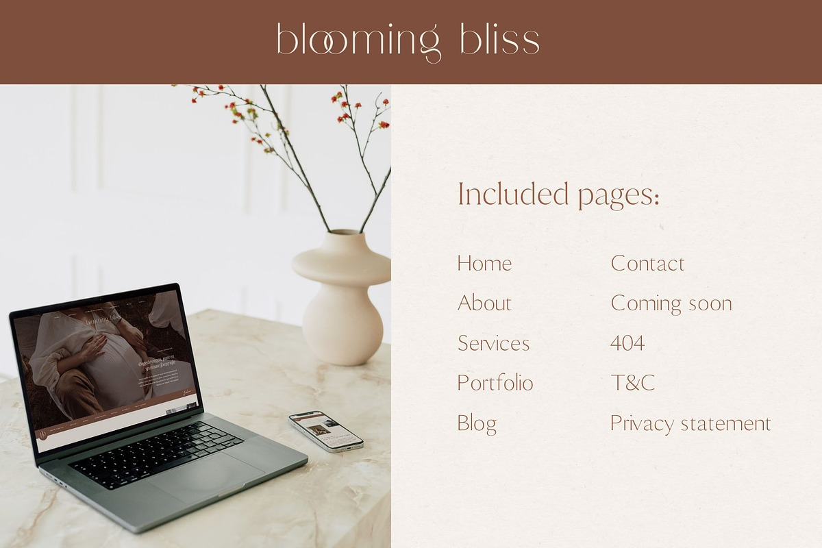 Minimal Boho Showit Template, a Websites & App Template by Wonderlik Webdesign (Photo 5 of 8)