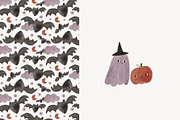 Happy Halloween Watercolor Clipart, a Decorative Illustration by Cute And Wild (Thumbnail 4 of 6)