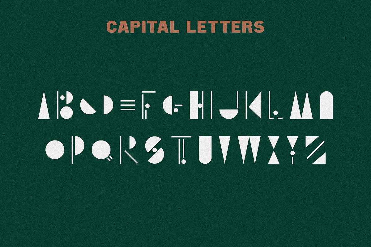 Liverpool | A Geometric Logo Font preview 8