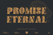 Clorise Stamp, a Sans Serif Font by Craft Supply Co. (Thumbnail 2 of 8)