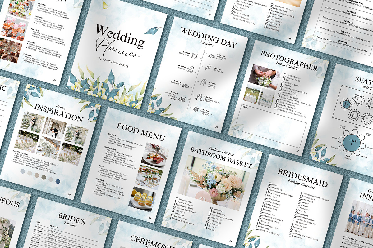 Modern Wedding Planner Template, a Presentation Template by SKY CREATION (Photo 6 of 6)
