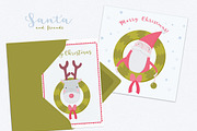 Santa and Friends Vector Set, a Decorative Illustration by Bibela (Thumbnail 4 of 5)
