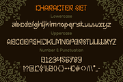 Sacred Obsidian Ethnic Tribal Font, a Font by PutraCetol Studio (Thumbnail 5 of 5)