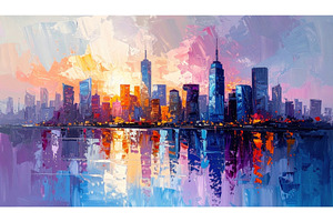 Colorful impressionist painting of a, an Abstract Photo by Igor Tichonow
