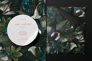 Magpie Birds Floral Pattern, a Pattern Graphic by paper aesthetic (Thumbnail 6 of 9)