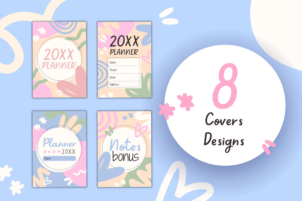 50+ Canva Planner Templates, a Templates & Theme by TemplateCastleStore