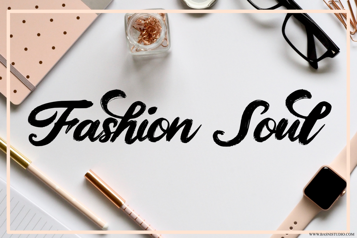 Brushtion | a Brush font, a Script Font by Basnistudio (Photo 2 of 7)