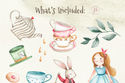 Alice's Tea Party, an Animal Illustration by Flora+Bear (Thumbnail 2 of 4)